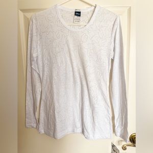 Disney white women’s long sleeve size small